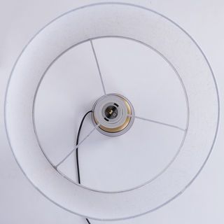 EILON โคมไฟตั้งโต๊ะ ขั้ว E27 ขนาด 30x30x56cm รุ่น Y008 สีขาว-ดำ