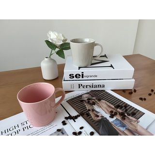 AILO แก้วเซรามิค 8 ซม. 350 มล. BELL-P สีชมพู