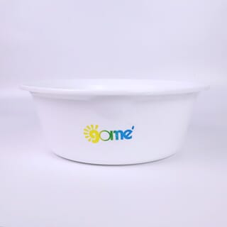 GOME กะละมัง 35 ซม. ขนาด 34x34x14.5 ซม. สีขาว