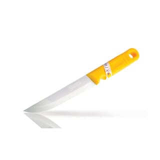 KIWI มีดปอก ด้ามพลาสติกสีเหลือง ปลายแหลม 5 นิ้ว