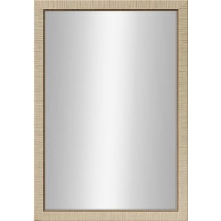 Nice กระจกมีกรอบทรงเหลี่ยม (PS) รุ่น โอซาก้า ขนาด 40x60 ซม. สีไม้ธรรมชาติ 