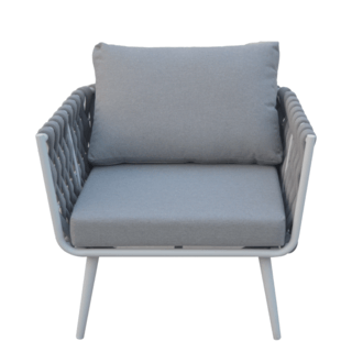 SUMMER SETเก้าอี้ outdoor อลูมิเนียม Lipe ขนาด 78x72x69 ซม. สีเทาอ่อน