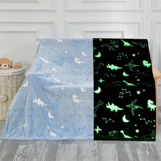 Truffle ผ้าห่ม รุ่น Momo-05 ขนาด 130x170 ซม. สีฟ้า