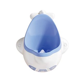Primo Kids โถฝึกยืนฉี่จรวจแบบแขวนผนัง  รุ่น Rocket UN03 สีฟ้า