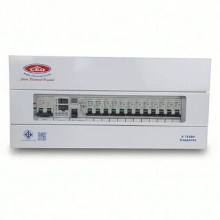 CEO เครื่องตัดไฟฟ้าอัตโนมัติ 12 ช่อง 63A รุ่นป้องกันไฟเกิน-ตก