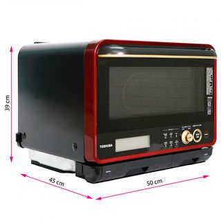 TOSHIBA ไมโครเวฟ ขนาด 30L รุ่น ER-ND300C(R) สีแดง