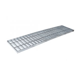 ปืนใหญ่ ตะแกรงรางน้ำชุบกัลวาไนซ์หนา ขนาด 25x100x2.5ซม.หนา 3 มม.สีเงิน