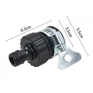 Tree O ข้อต่อสวมเร็ว+คลิปล็อค ขนาด1/2 รุ่นGLB-621318-0 สีเขียวดำ