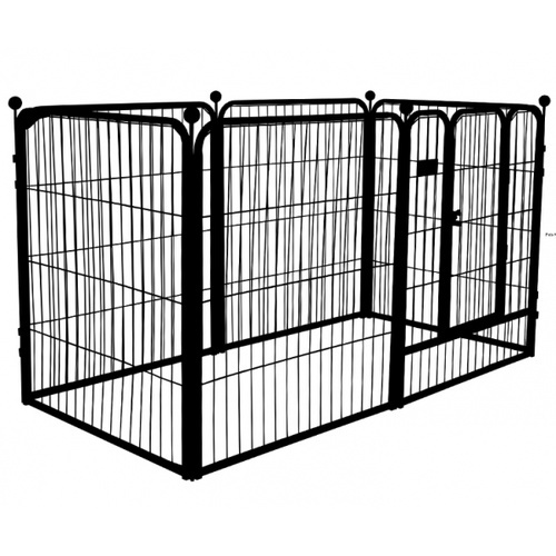 DUDUPETS คอกสัตว์เลี้ยง รุ่น Bella ขนาด 60x120x70ซม. สีดำ