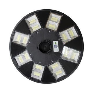 EILON โคมไฟสนาม UFO โซลาร์เซลล์ พร้อมรีโมท 400W แสงเดย์ไลท์ สีดำ (เฉพาะตัวโคม)