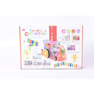 TOYS ชุดของเล่นรถไฟโดมิโน่อัตโนมัติ#7012S ขนาด (32.5x8x23 ซม.)