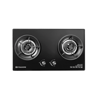 DYNAHOME เตาแก๊สแบบฝังหน้ากระจก 2 หัวเตา DH-2BXMZ