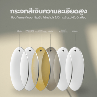 Nice กระจกเงาไม่มีกรอบ ทรงรี รุ่น JLLS006  ขนาด 45x60ซม. สีใส