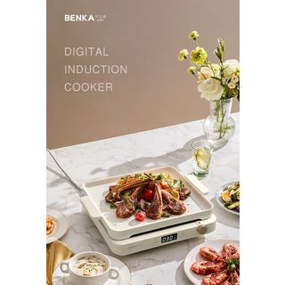 BENKA เตาแม่เหล็กไฟฟ้า 2000w รุ่น BH-8004 สีขาว