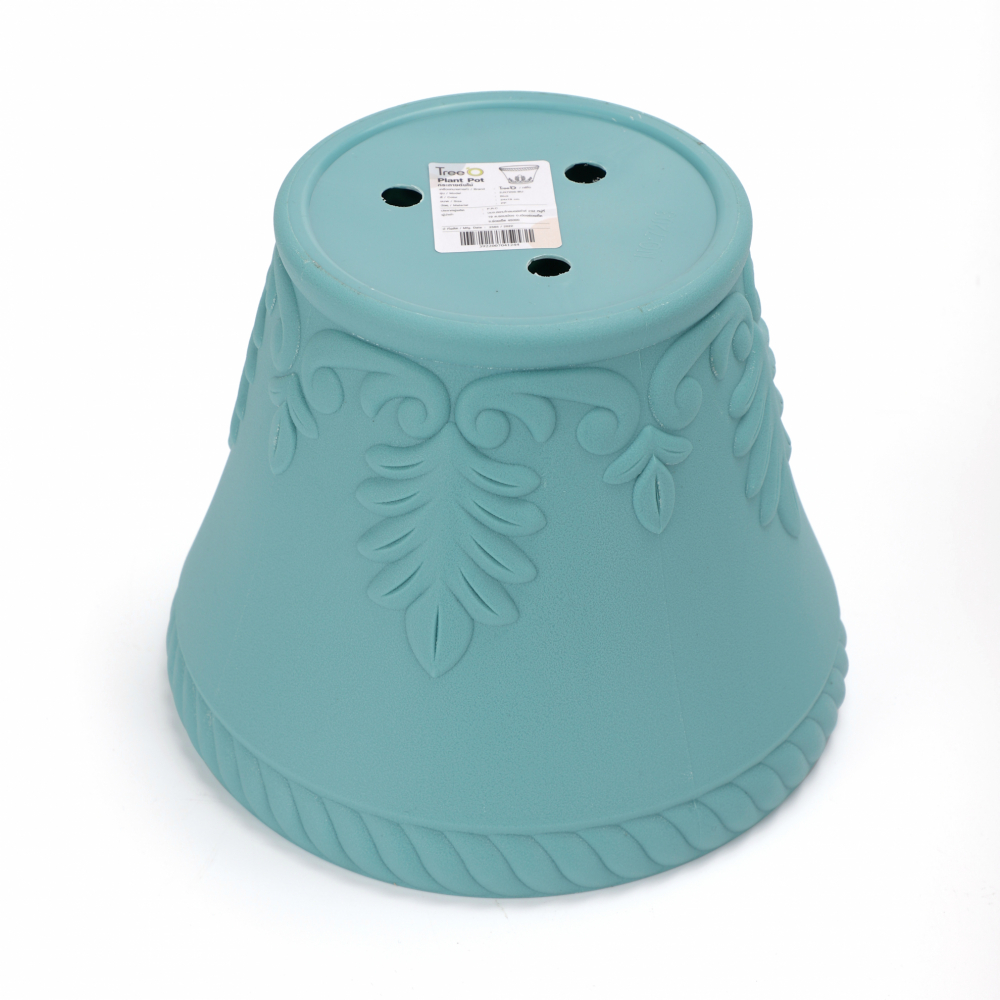 Tree O กระถางต้นไม้ รุ่น2JX7203-BU ขนาด24x24x15 สีฟ้า