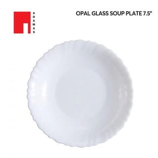 ADAMAS จานโอปอล 6.5” LIGHT650 สีขาว