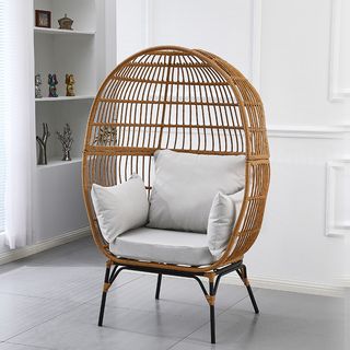 SUMMER SET ชิงช้ารังนก รุ่น Noah  ขนาด 75x89x150ซม. สีเทา