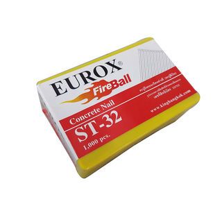 EUROX ตะปูปืนลมขาเดี่ยวยิงคอนกรีต มีหัวตะปู รุ่น ST-32 สีเงิน