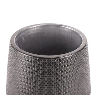 Tree O กระถางต้นไม้พลาสติกรุ่น 6KD2212-GR ขนาด S สีเทา