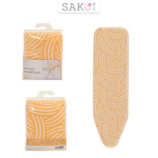SAKU ผ้ารองรีด สำหรับโต๊ะรีดรุ่น M1242HZ5-19 ขนาด 40.5x116.5 ซม. รุ่น 1242 Cover สีเหลือง