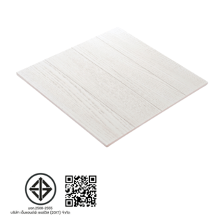 Marbella กระเบื้องเซรามิคปูพื้น 16x16 นิ้ว รุ่น ไม้ระแนง LT2401 Satin (12P)