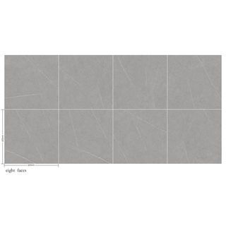 La Arezza กระเบื้องพอร์ซเลน 60x60 ซม. Marbla ออเดซเซ่ เกรย์ P6046 Polished Glazed Tile (4P) Random