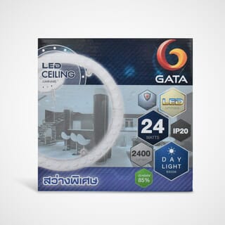 GATA หลอดไฟแม็กแนทแบบกลม AC LED 24W รุ่น ANELLO แสงเดย์ไลท์