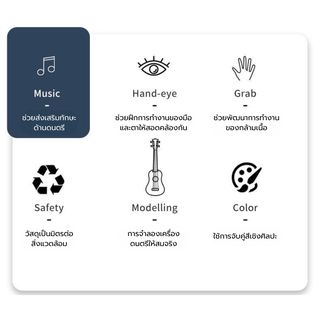 TOYS ของเล่นกีต้าร์พร้อมไมค์โครโฟน รุ่น 1334933 ขนาด 15x44.5x4 ซม.คละสี