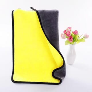 COZY ผ้าเช็ดอเนกประสงค์ ขนาด 30x40 ซม. รุ่น GTL009-YEGY สีเทา-เหลือง