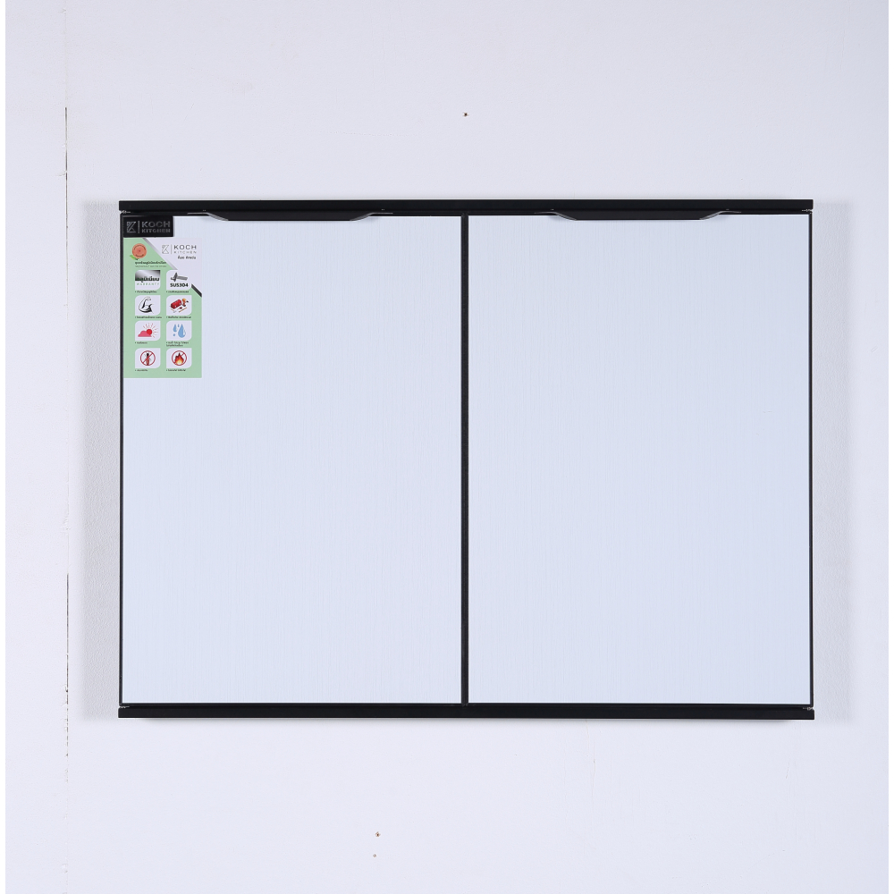 KOCH KITCHEN บานซิงค์คู่ 84x62.5 ซม. WHITE PURO-SD สีขาว
