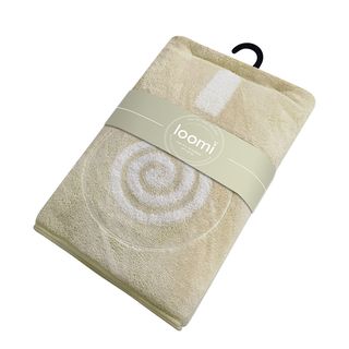 loomi ผ้าขนหนู 70x140 ซม. (27x55 นิ้ว)รุ่น TPDK-02 สีเบจ