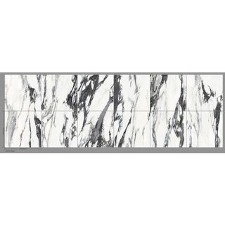 La Arezza กระเบื้องพอร์ซเลน 60x60 ซม. Marbla แพนด้า ไวท์ P6050 Polished Glazed Tile (4P) Random