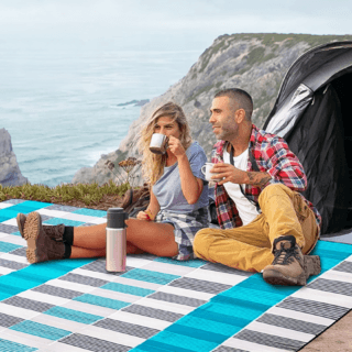 SUMMER SET เสื่อปิคนิค รุ่น Curt ขนาด 150x200cm สีน้ำเงิน