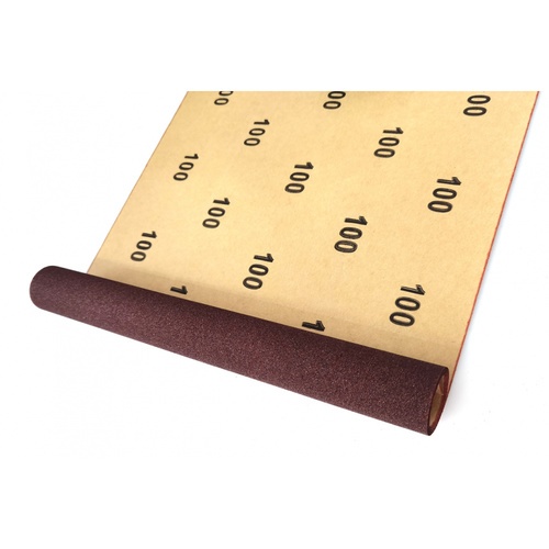 HUMMER กระดาษทรายม้วน 12 นิ้ว เบอร์ 100 ขนาด 300 มม.x1เมตร RSR-300100M1 สีแดง