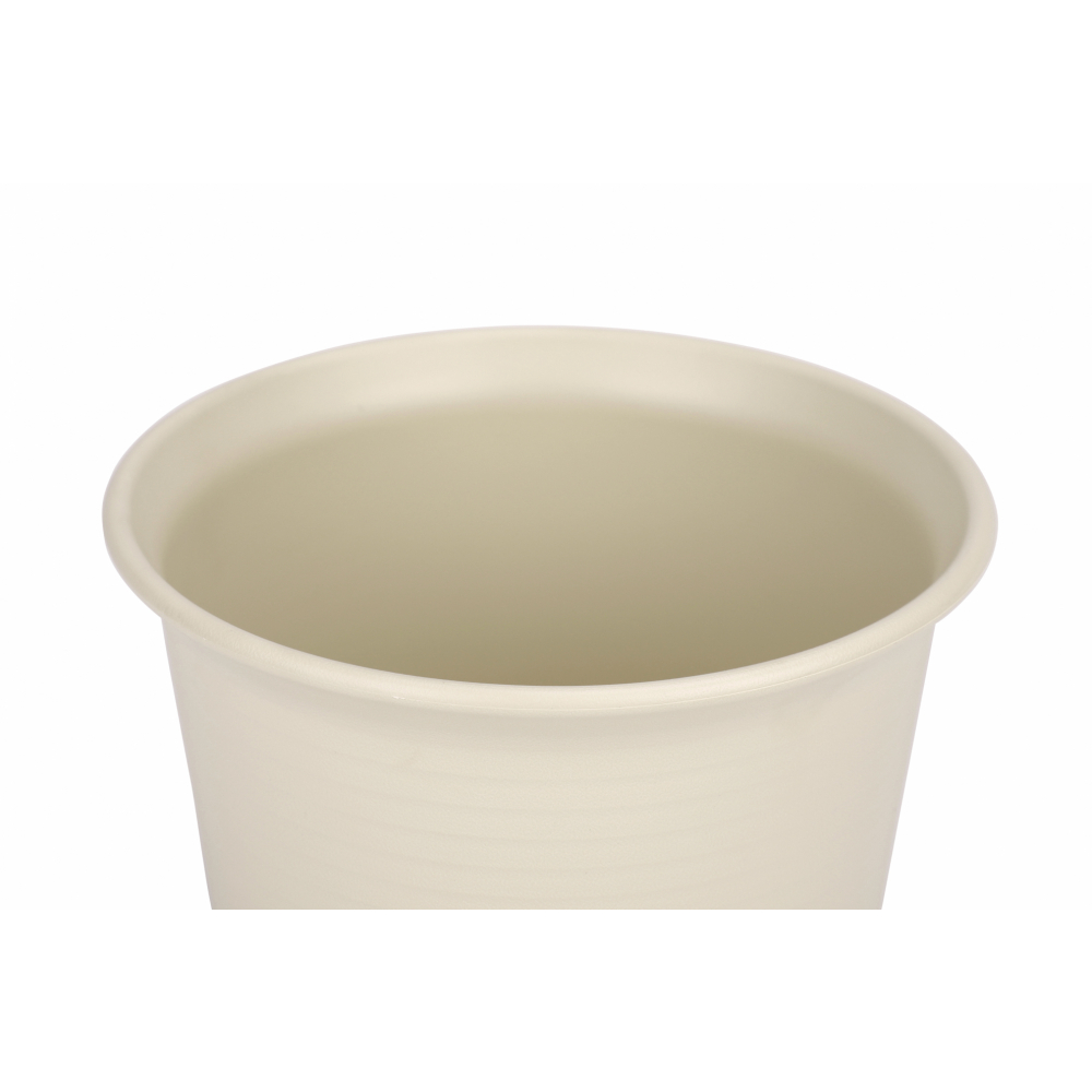 Tree O กระถางต้นไม้ทรงกลม รุ่น 6PY002-BE ขนาด19X13ซม. (8นิ้ว) สีน้ำตาลอ่อน