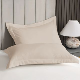 Truffle ปลอกหมอน 1 ชิ้น รุ่น Rina-01 ขนาด 50x75+5ซม. สีกากี