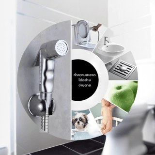 Iris ชุดสายฉีดชำระ รุ่น 6FXQ003-2 สีโครม