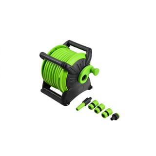 Tree O Plus ชุดโรลสายยาง ขนาด1/2ยาว20 เมตร รุ่นGLB-8216-0 สีเขียวดำ