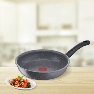 TEFAL กระทะก้นแบน 28 ซม. COOK HEALTHY รุ่น G1340695