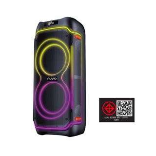 NUVIO ลำโพงปาร์ตี้ตั้งพื้น พร้อมไมค์โครโฟน ขนาด 10 นิ้ว รุ่น TF-G335 สีดำ