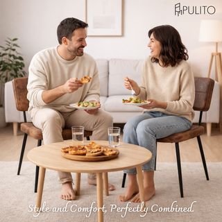 PULITO เก้าอี้รับประทานอาหาร รุ่น FORKY- BROWN ขนาด 58x45x82 ซม. สีน้ำตาล