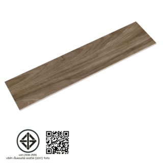 Marbella กระเบื้องปูพื้นลายไม้ 20x100x0.98cm. รุ่น 204  (1.2 ตร.ม./กล่อง) (6แผ่น) A.