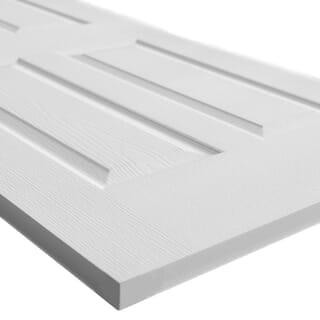 HOLZTUR ประตู HDF บานทึบ 4 ฟัก HDF-004 80x200ซม. สีขาวลายไม้