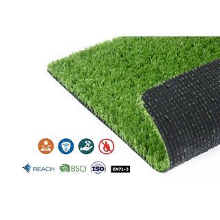 POLLO หญ้าเทียมตกแต่ง รุ่นGreenland-S714 ขนาด7มม. กว้าง1เมตร x ยาว4 เมตร สีเขียวอ่อน 