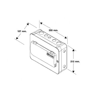 RACER ตู้คอนซูเมอร์เซ็ทสำเร็จ 4 ช่อง 63A รุ่น RCCU-R มีกันดูด