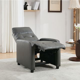 PULITO เก้าอี้พักผ่อน รุ่น CEDRIC ขนาด 65.5x85.5-139.5x102.5-81 ซม. สีเทาเข้ม