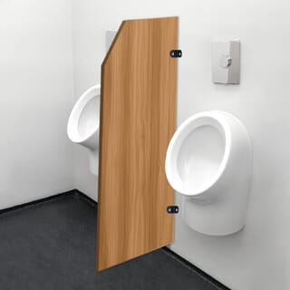 VERNO แผงกั้นโถปัสสาวะ PVC  ขนาด 120x55x1.2ซม. รุ่น BP-01 สีน้ำตาล (½)