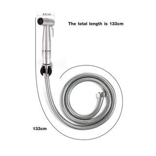 Verno ชุดสายฉีดชำระ ล็อคน้ำได้ รุ่น 6BLX001-1P ขนาด 6.8x133x2.4 ซม. สีสแตนเลส