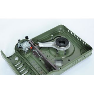 FIGTHER เตาพกพา JUNGLE สีเขียว-ดำ