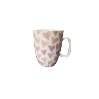 AILO แก้วเซรามิค 8 ซม. 350 มล. LOVE-02 สีขาว